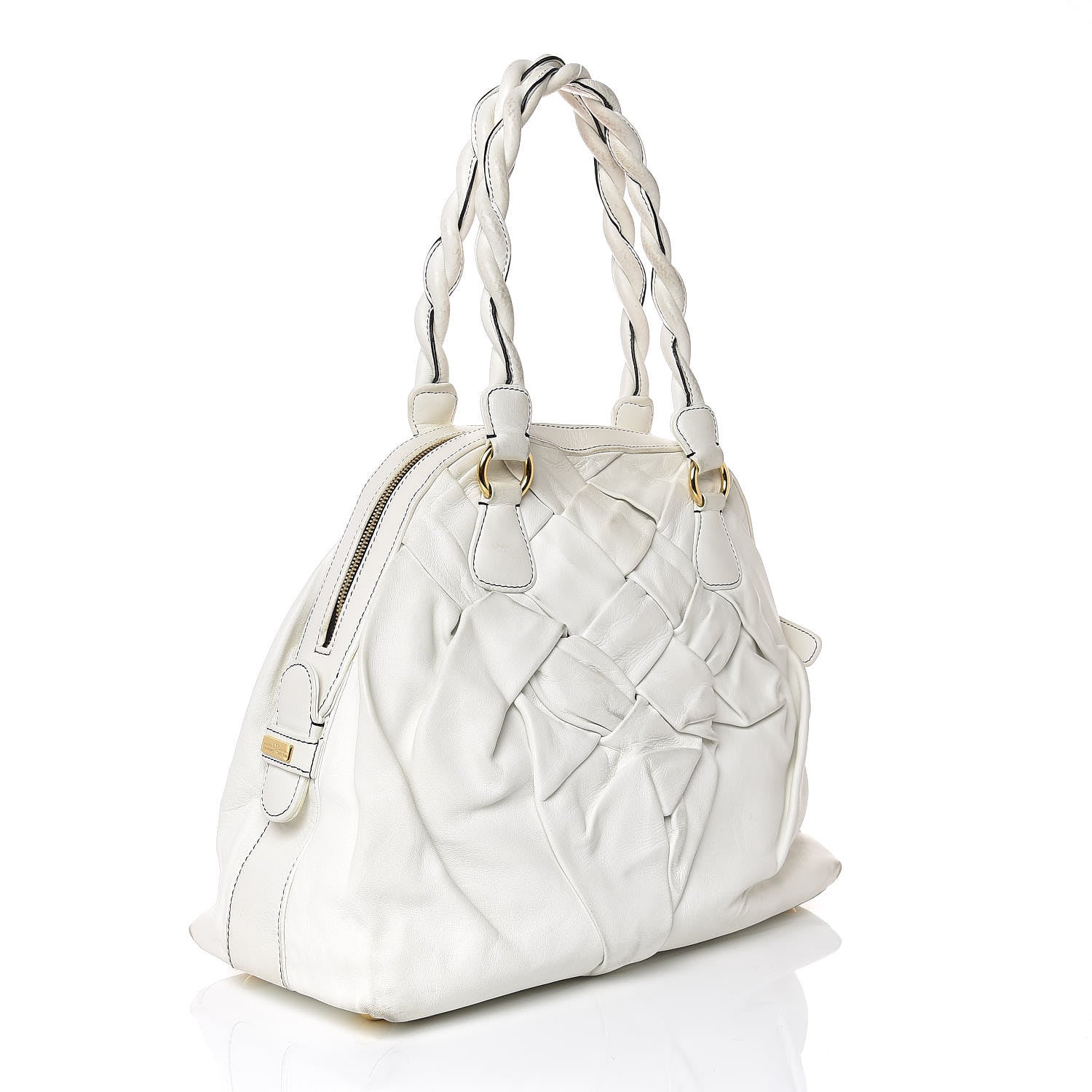 Valentino Garavani Woven Couture Bag White 3 of 12