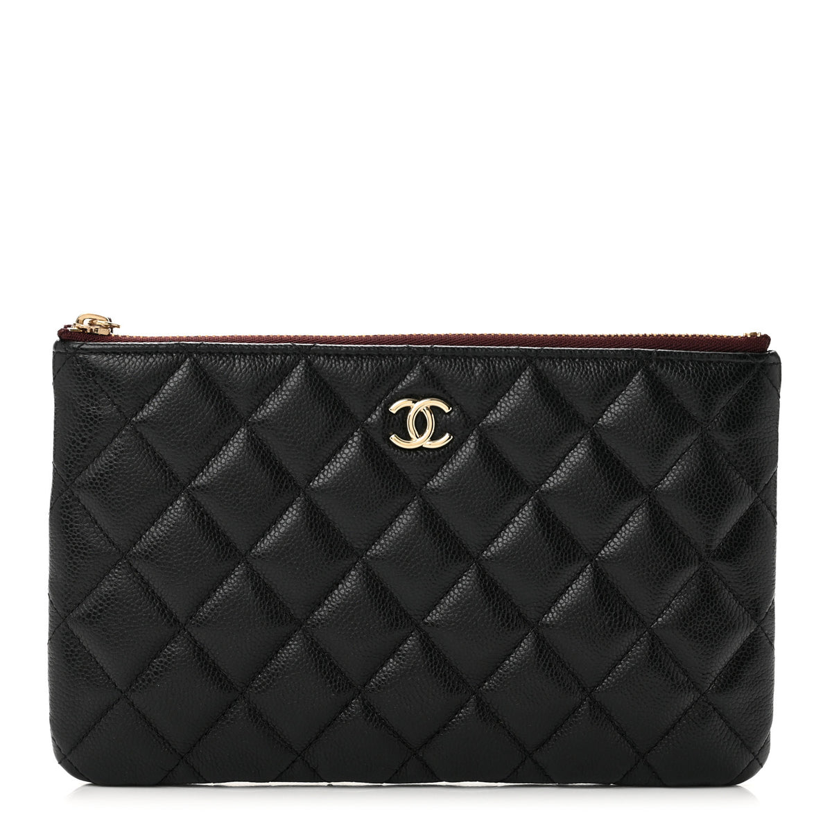 Chanel Caviar Quilted Cosmetic Case Black 1 of 7