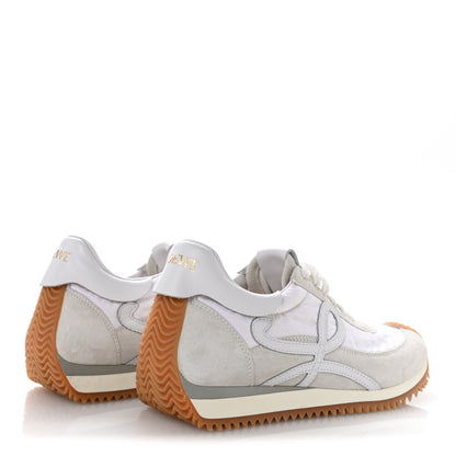 Loewe Nylon Suede Flow Retro Runner Sneakers 37 White 5 of 10