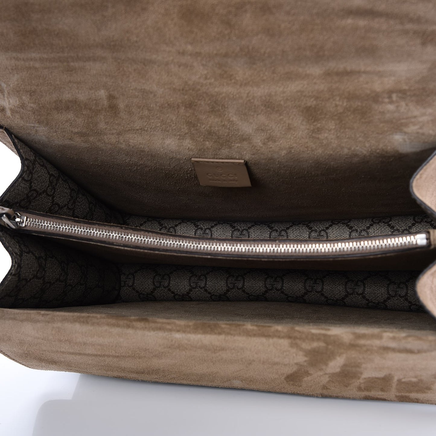 GG Supreme Monogram Medium Dionysus Shoulder Bag Taupe