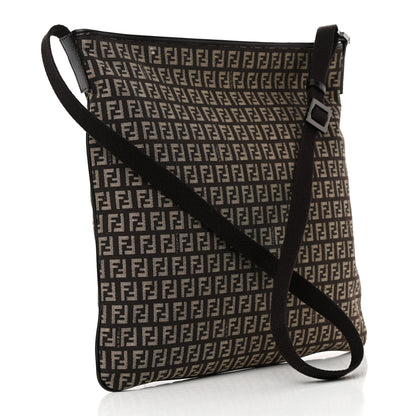 Fendi Zucchino Crossbody Bag Tobacco Brown 3 of 10