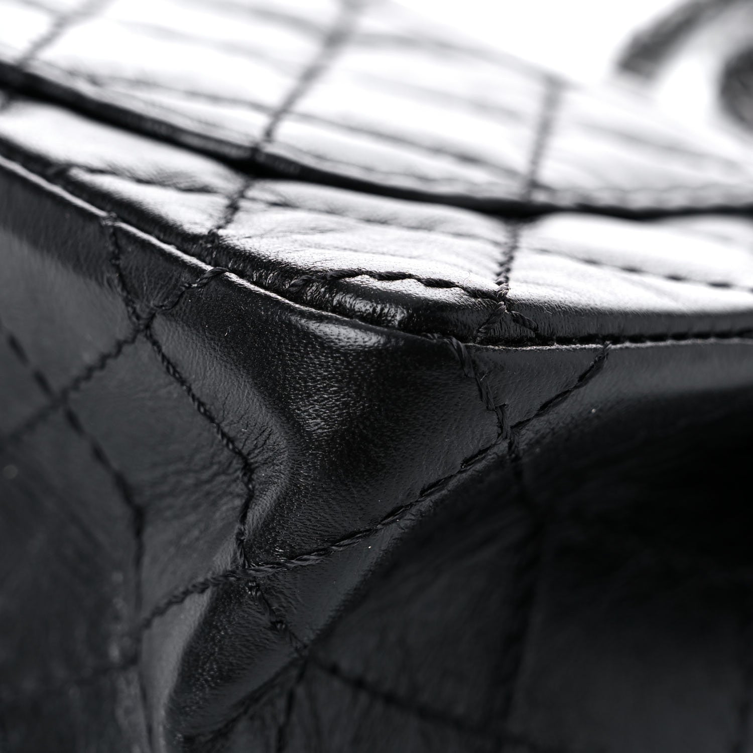 Chanel Aged Calfskin Quilted 2.55 Reissue Mini Flap So Black 11 of 13
