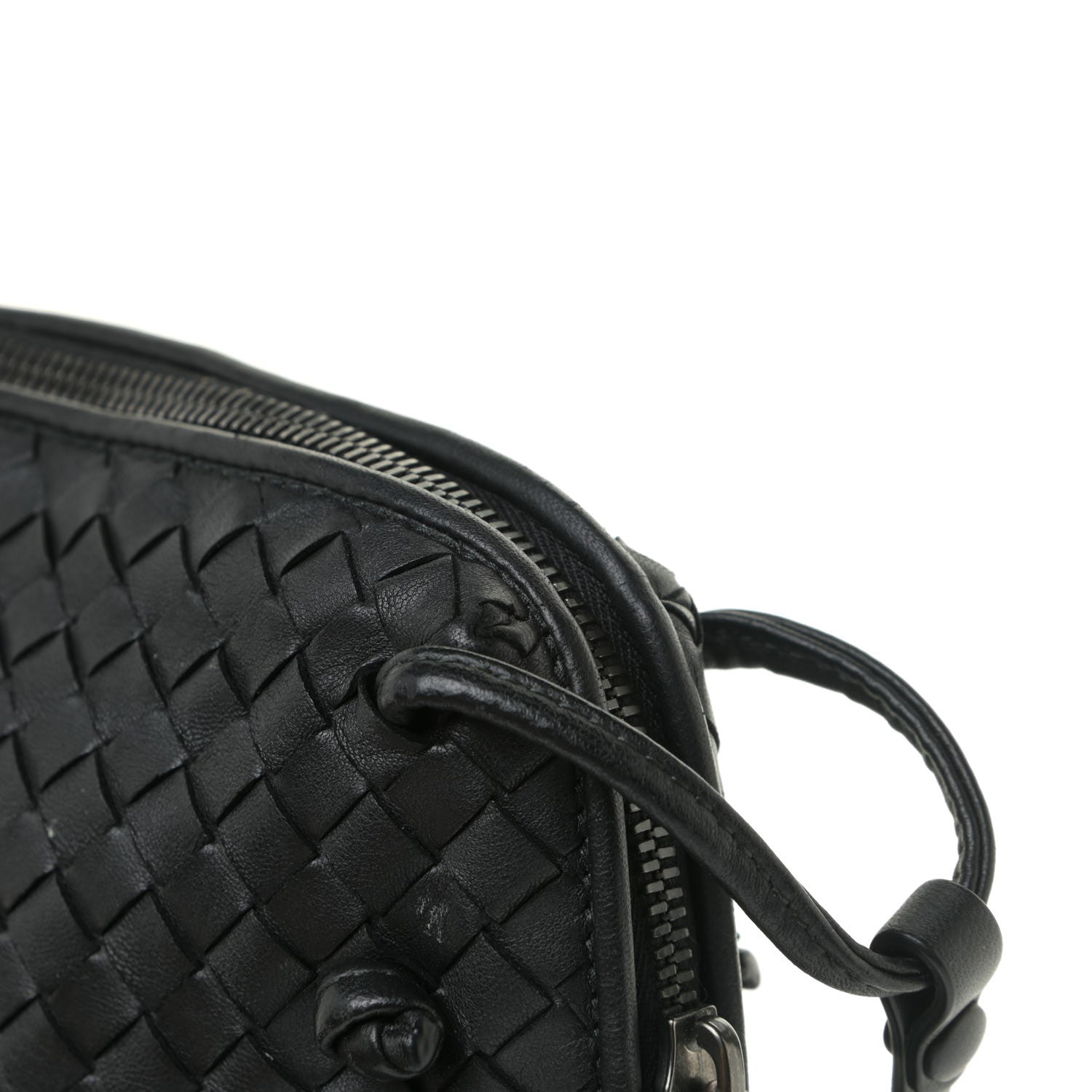 Bottega Veneta Nappa Intrecciato Nodini Bag Ebano 9 of 16