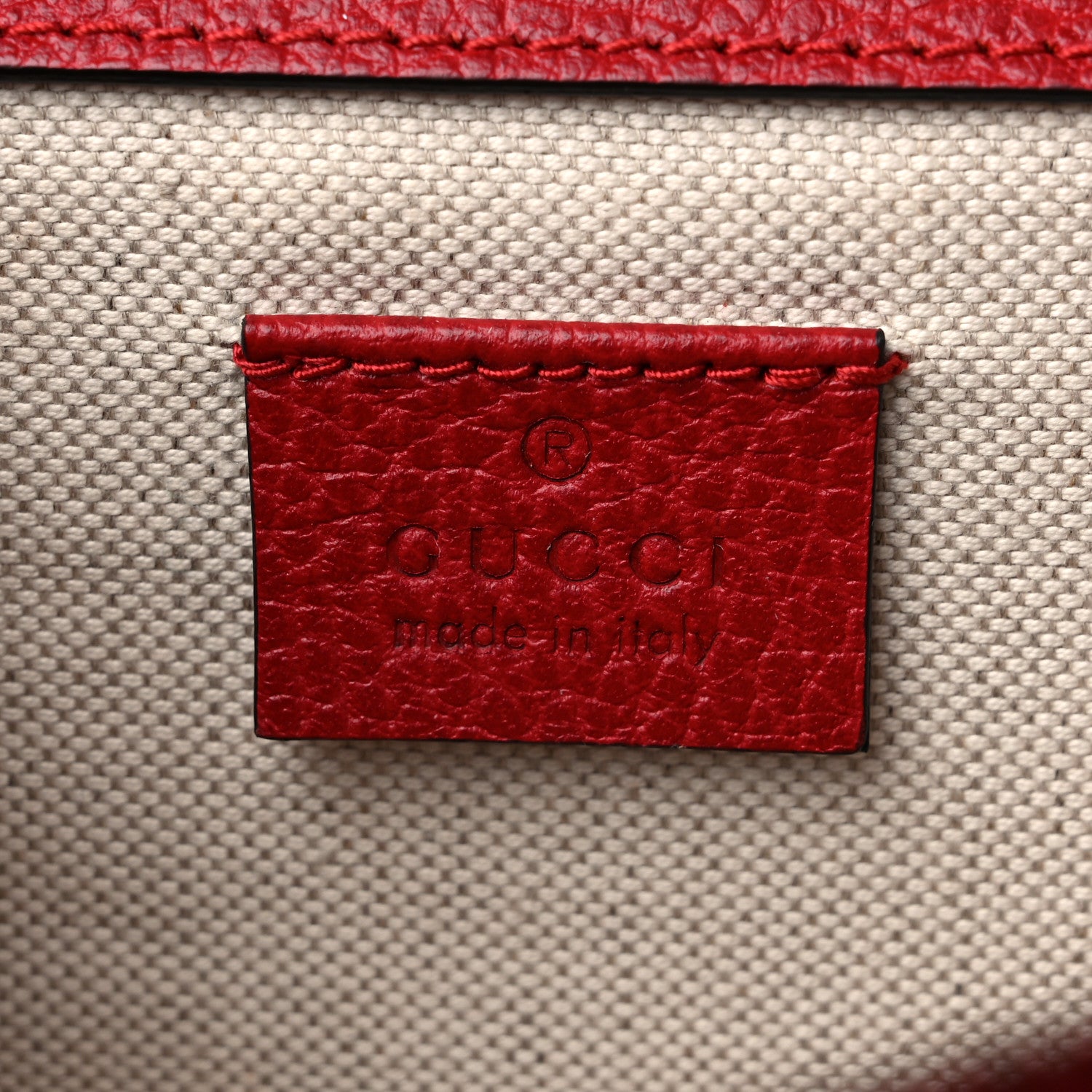 Gucci Dollar Calfskin Swarovski Crystal Small Dionysus Shoulder Bag Hibiscus Red 6 of 14