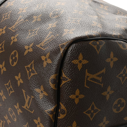 Louis Vuitton Monogram Macassar Keepall Bandouliere 55 9 of 11