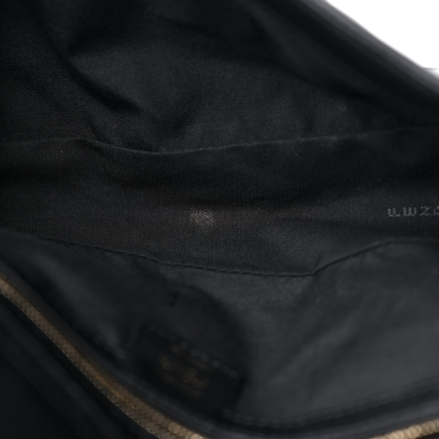 Nappa FF 1974 Embossed Baguette Black