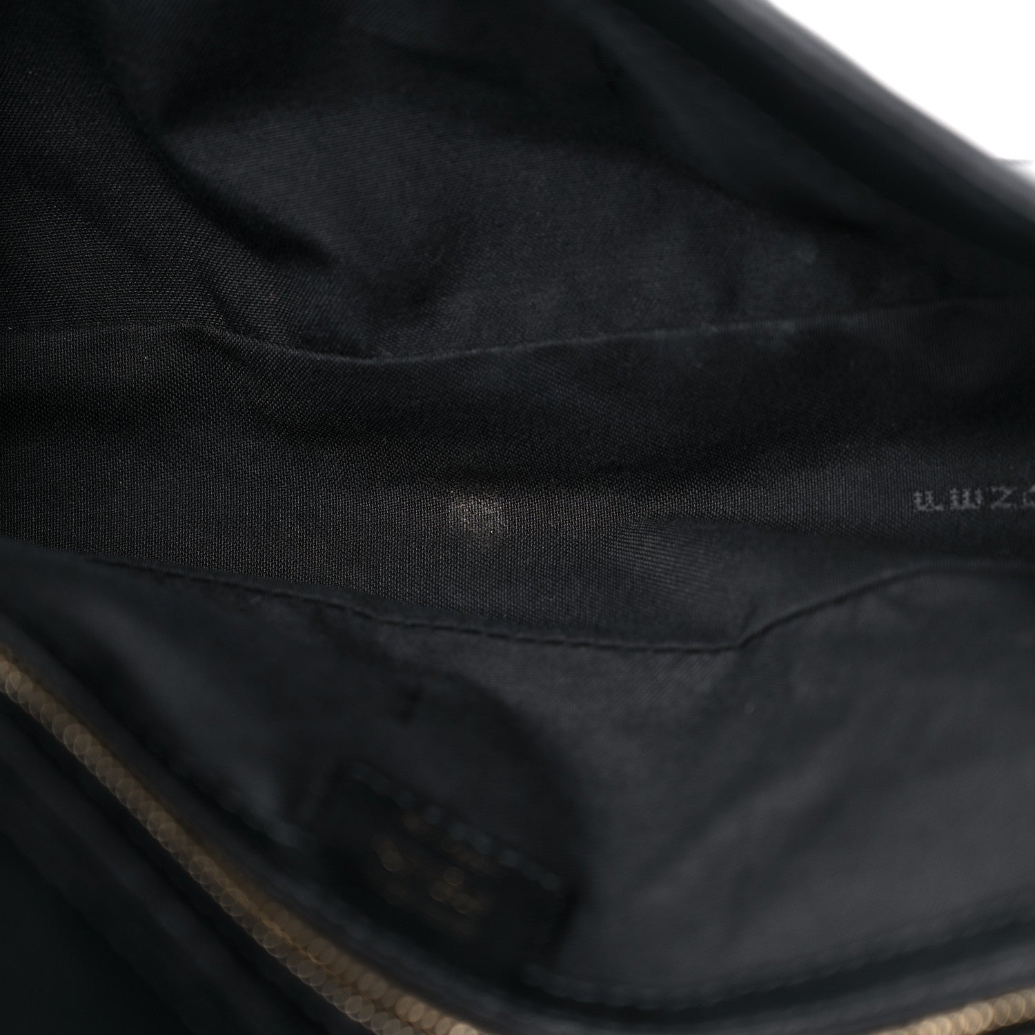 Fendi Nappa FF 1974 Embossed Baguette Black 10 of 11
