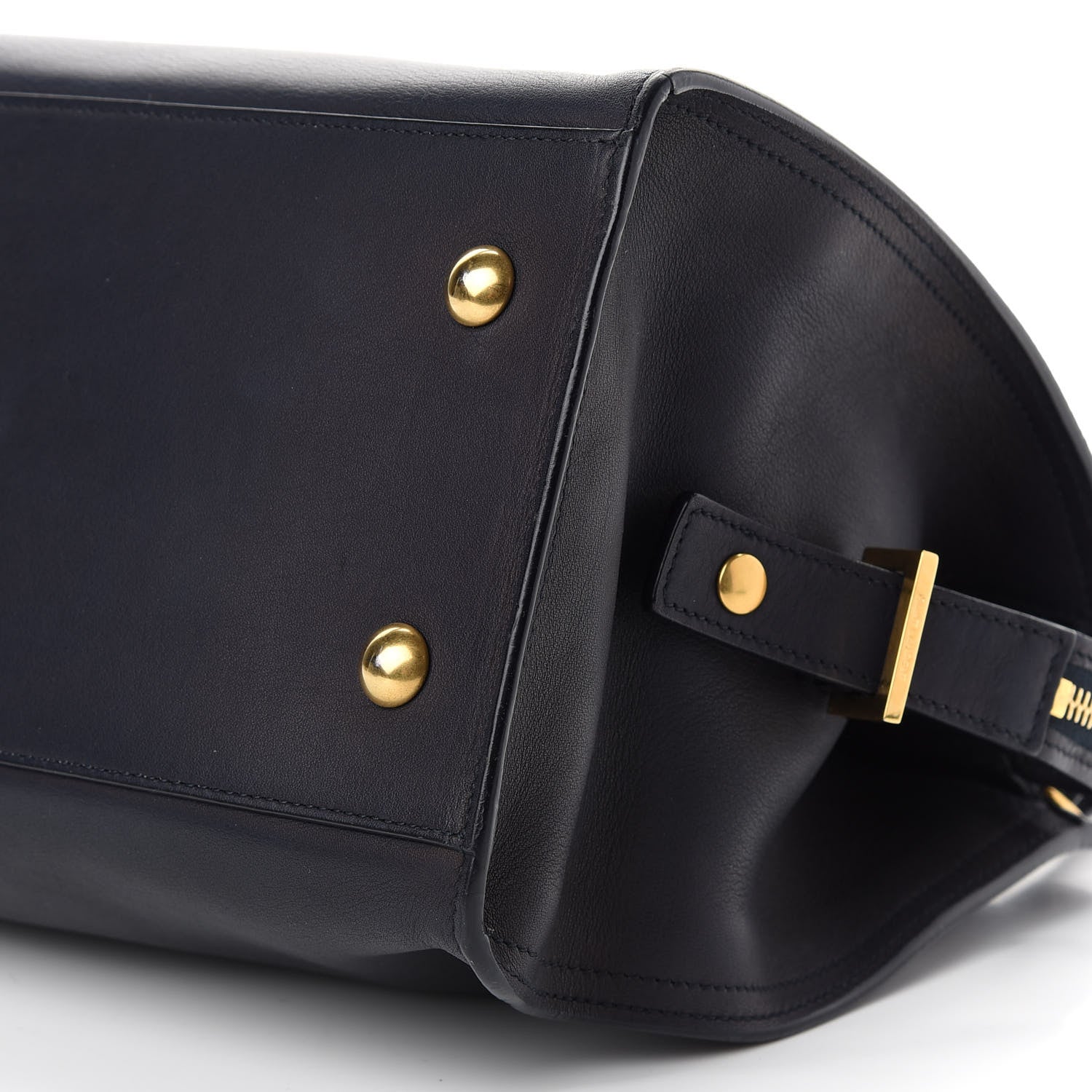 Saint Laurent Calfskin Small Classic Y Cabas Navy Blue 8 of 8