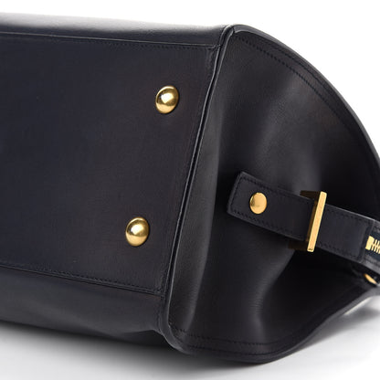 Saint Laurent Calfskin Small Classic Y Cabas Navy Blue 8 of 8
