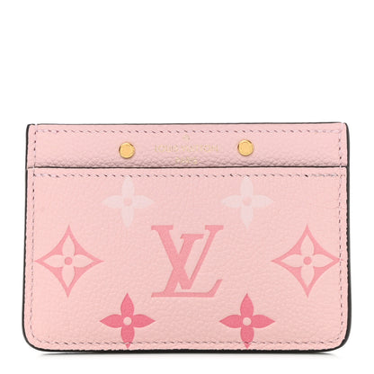 Louis Vuitton Empreinte Monogram Giant By The Pool Card Holder Bouton De Rose 1 of 10