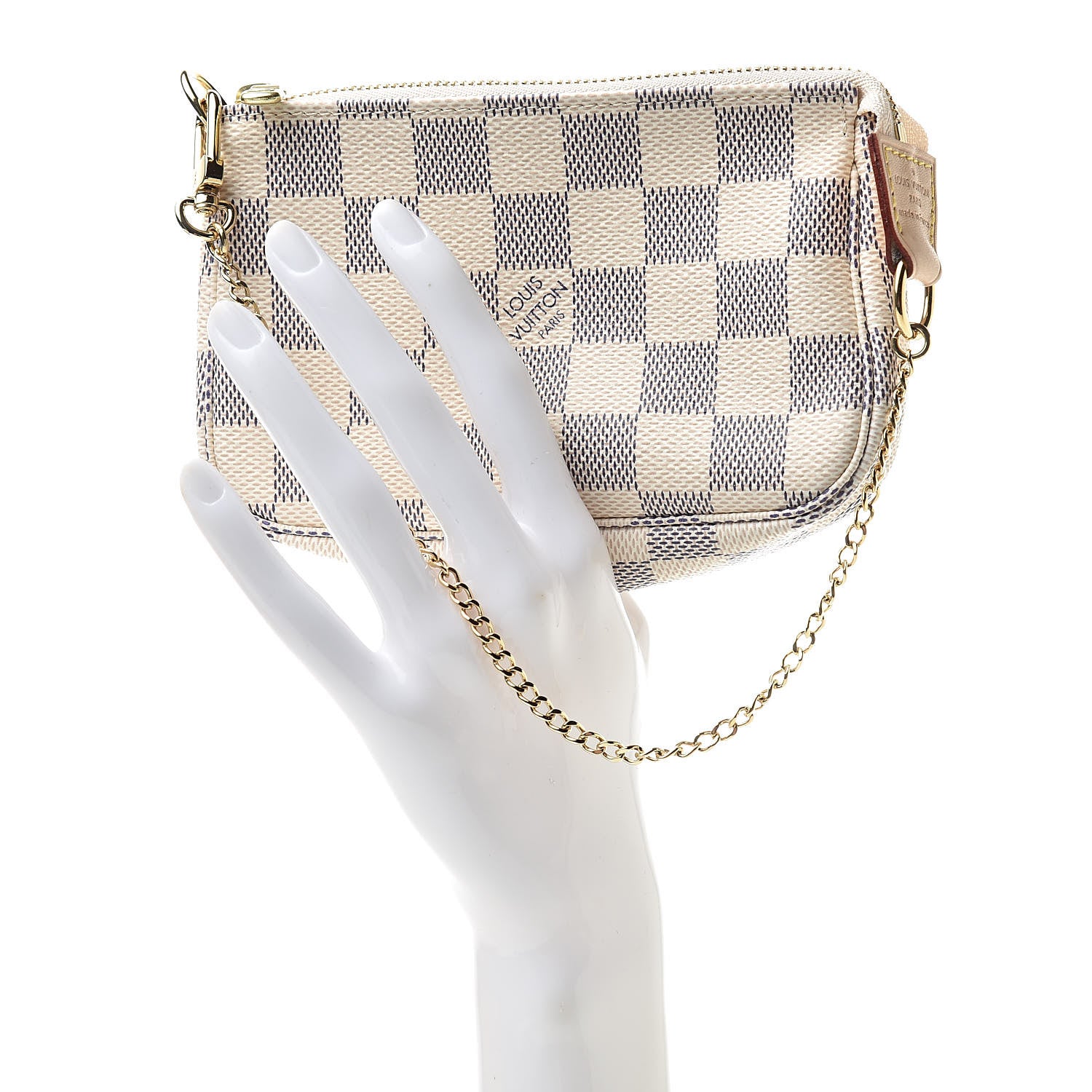 Louis Vuitton Damier Azur Mini Pochette Accessories 2 of 8
