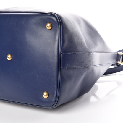 Saint Laurent Calfskin Large Emmanuelle Bucket Bag New Marine 6 of 15