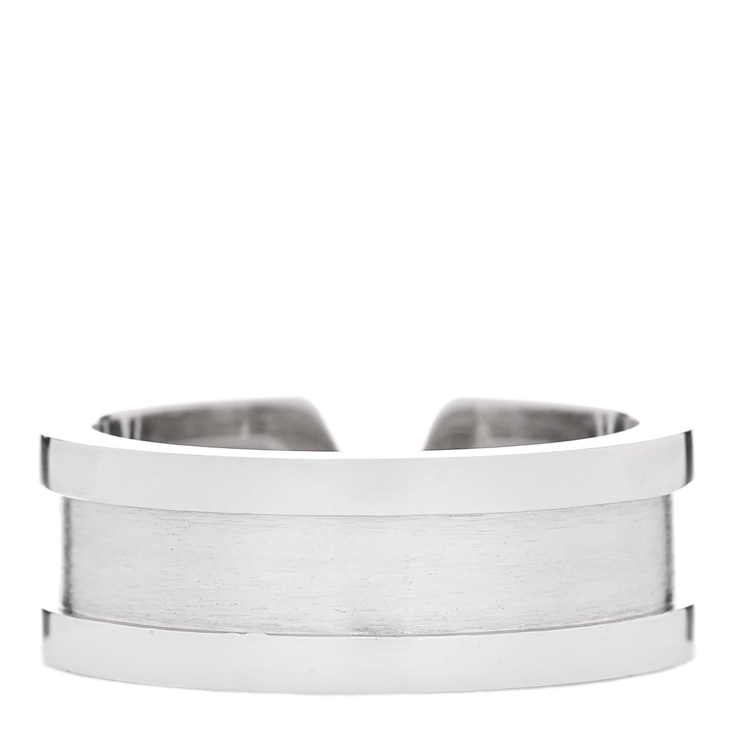 Cartier 18K White Gold 6.5mm C De Cartier Ring 48 4.5 3 of 6