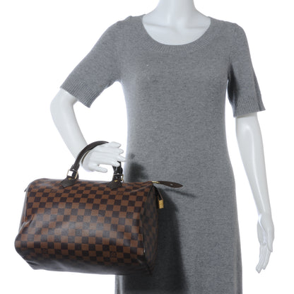 Louis Vuitton Damier Ebene Speedy 30 2 of 8