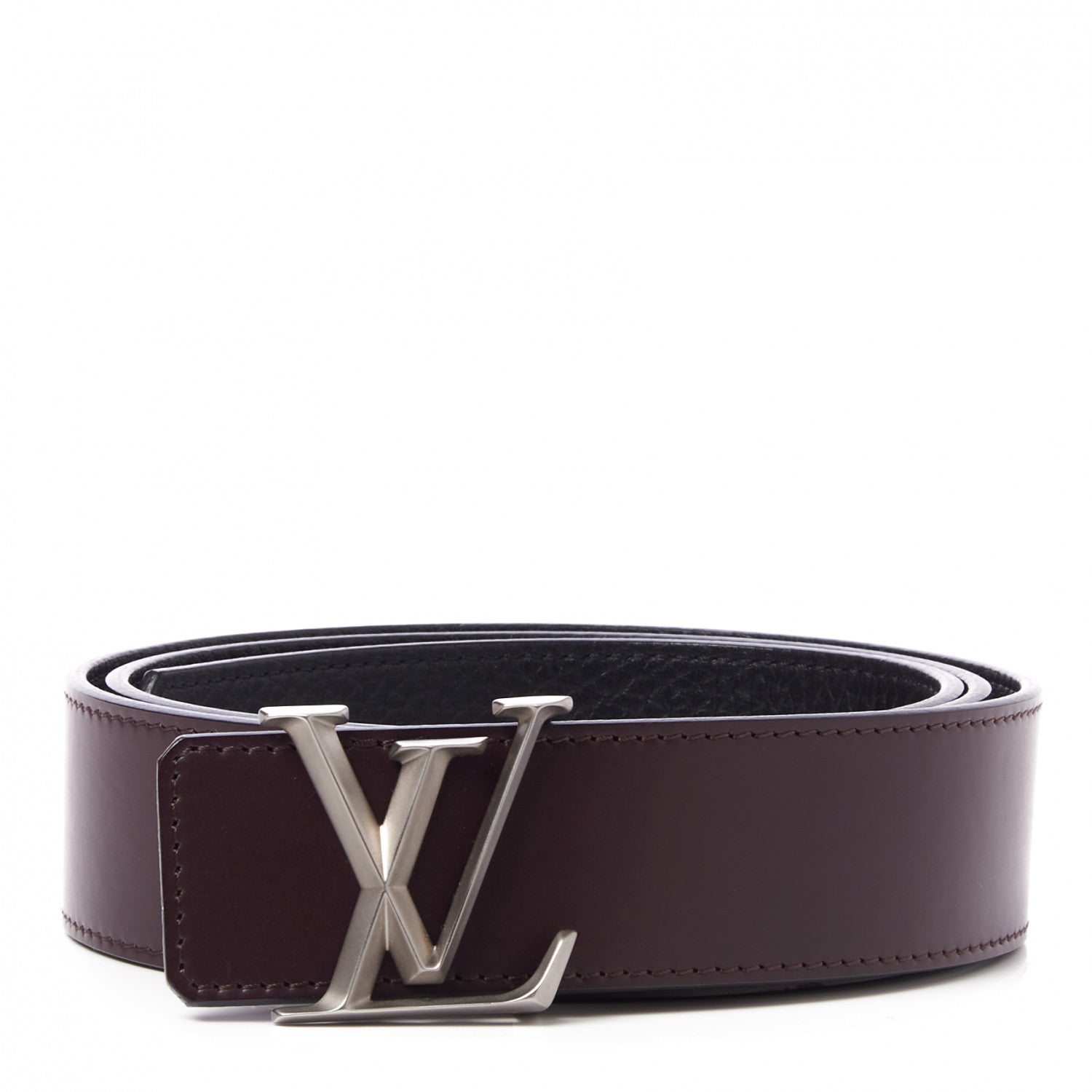 Louis Vuitton Calfskin 40mm LV Pyramide Reversible Belt 90 36 Black 1 of 7