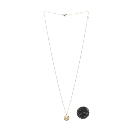 David Yurman 18K Yellow Gold Diamond Initial K Charm Pendant Necklace 3 of 5
