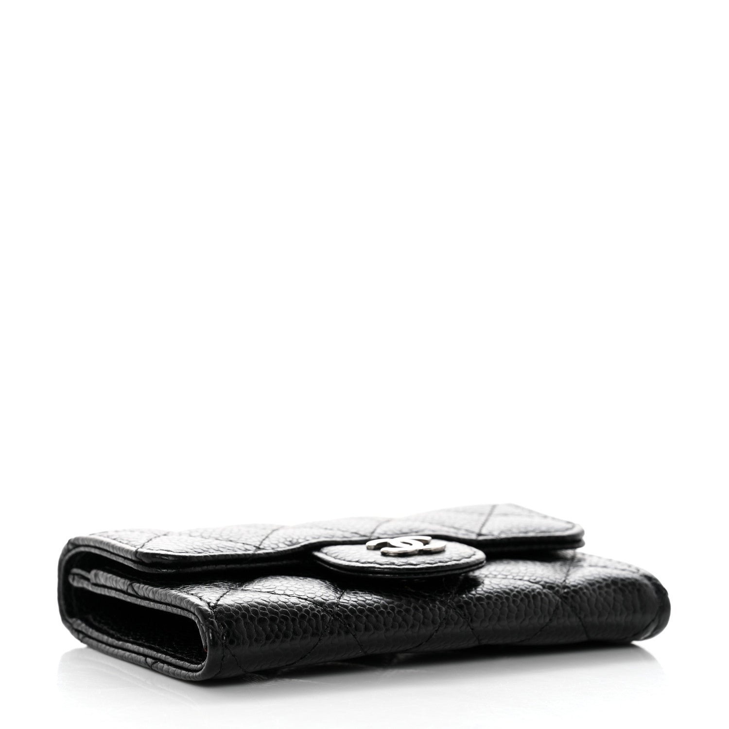 Chanel Caviar Quilted Flap Card Holder Black 4 of 9