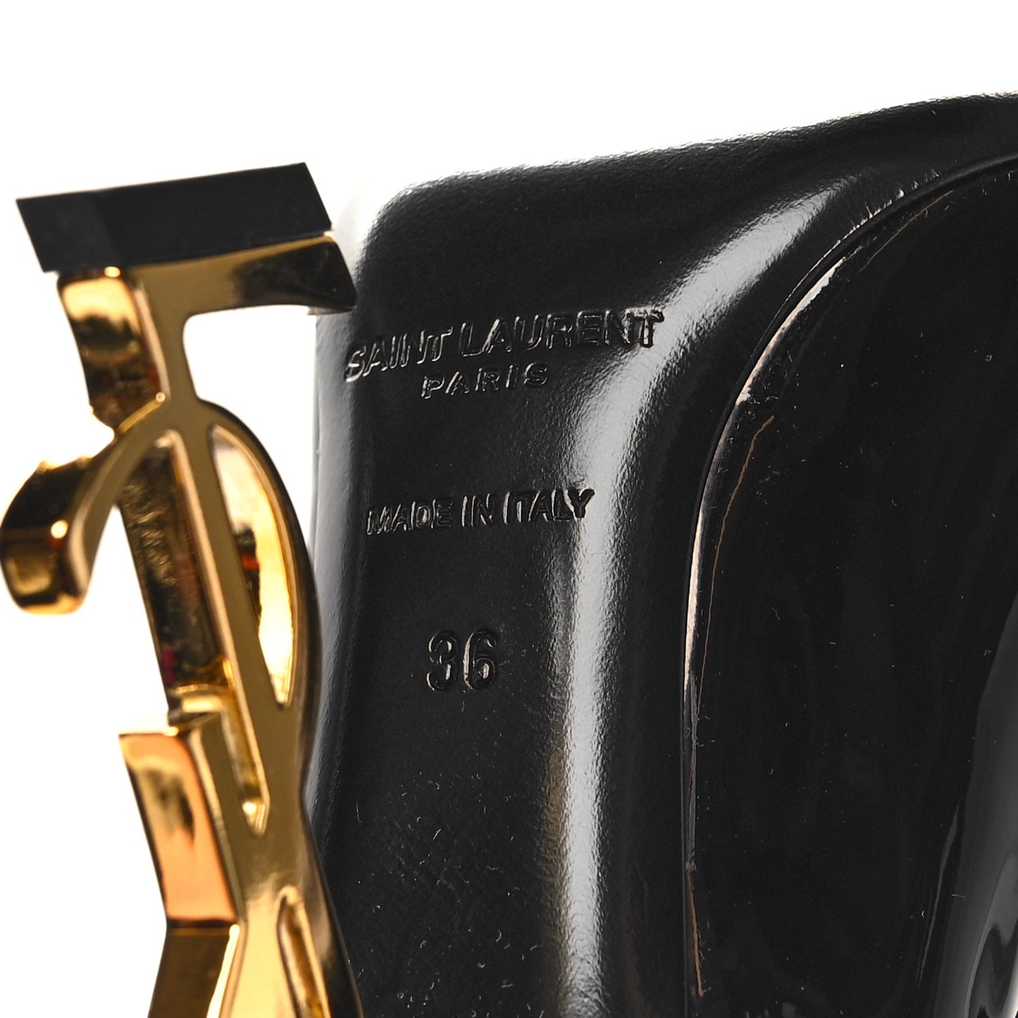 Patent Opyum 110 Pumps 36 Black Gold