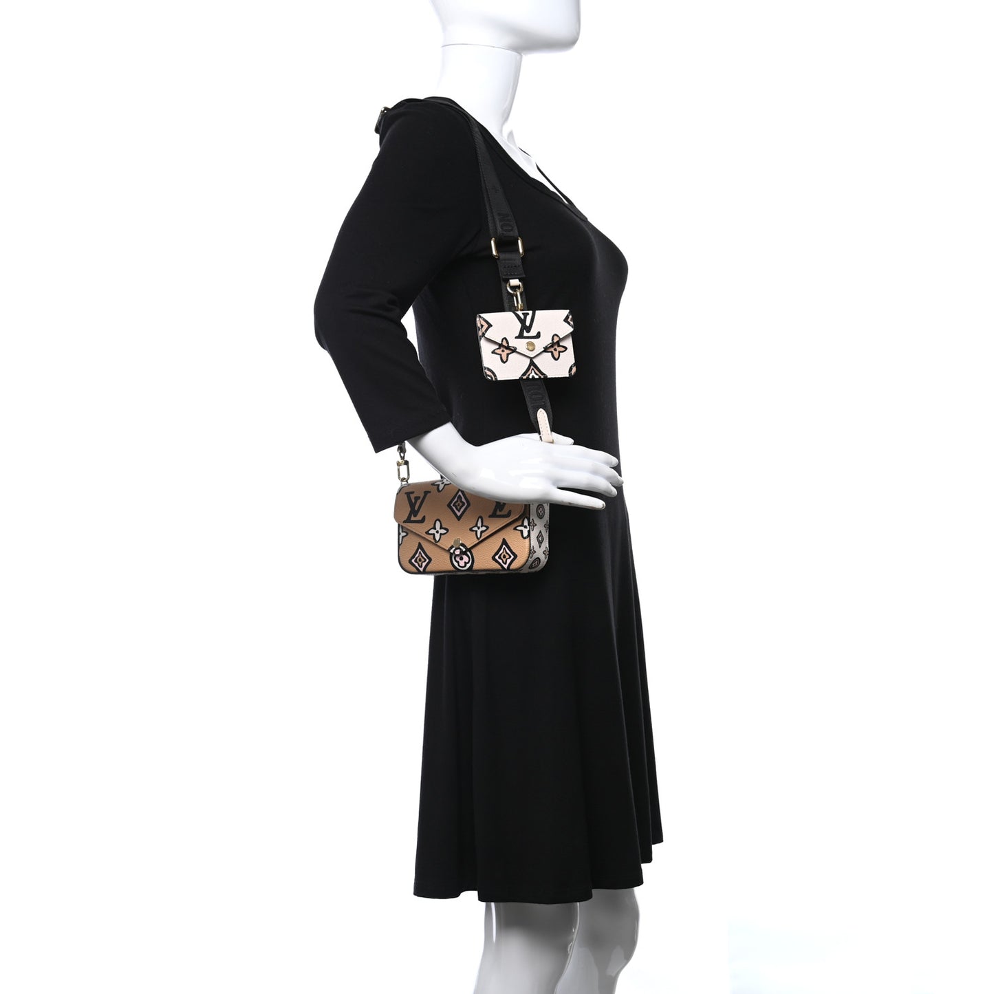 Monogram Wild At Heart Felicie Strap & Go Arizona Creme