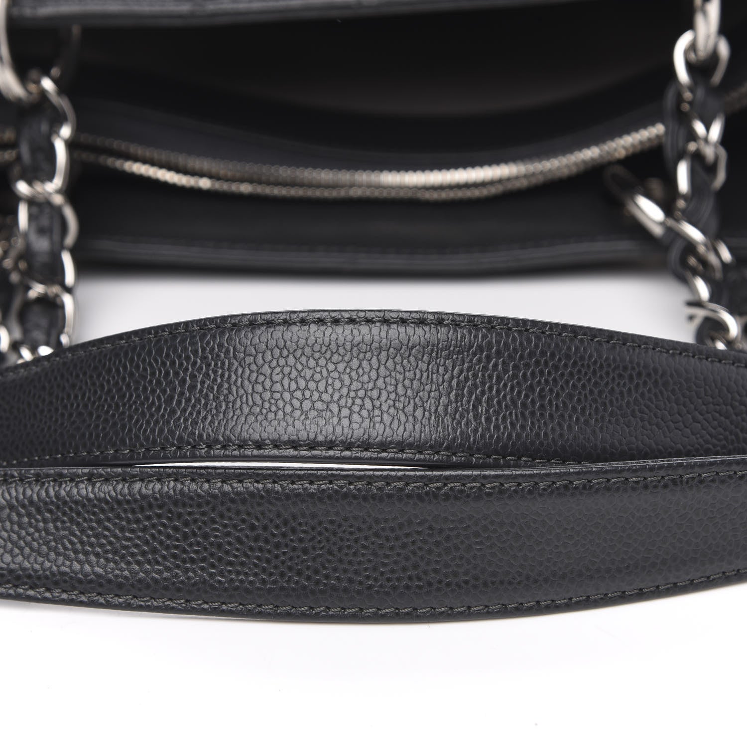 Chanel Caviar Quilted Grand Shopping Tote GST Black 10 of 12