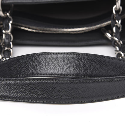 Chanel Caviar Quilted Grand Shopping Tote GST Black 10 of 12