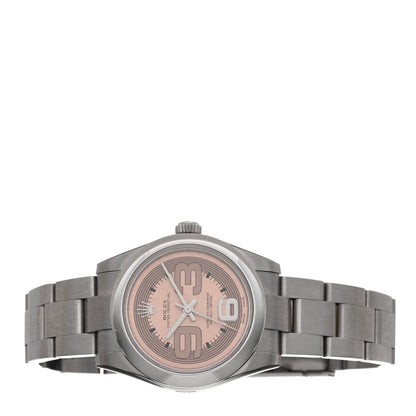 Rolex Stainless Steel 31mm Oyster Perpetual Watch Pink 177200 2 of 5