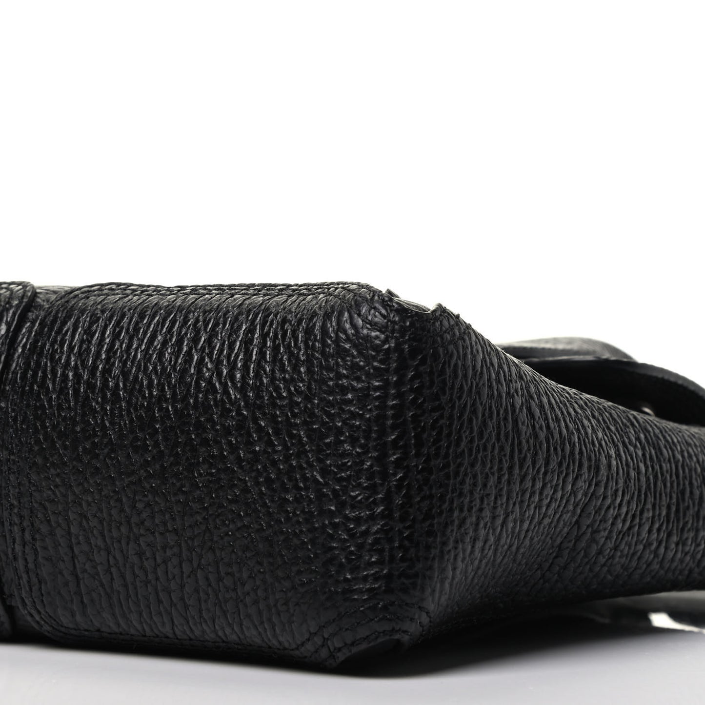 Textured Calfskin Mini Pashli Satchel Black