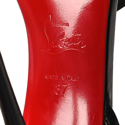 Christian Louboutin Nappa Rosalie 100 Sandals 37 Black 6 of 7