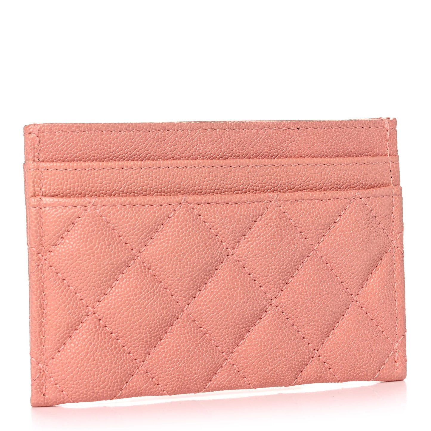 Caviar Quilted Boy Card Holder Pink