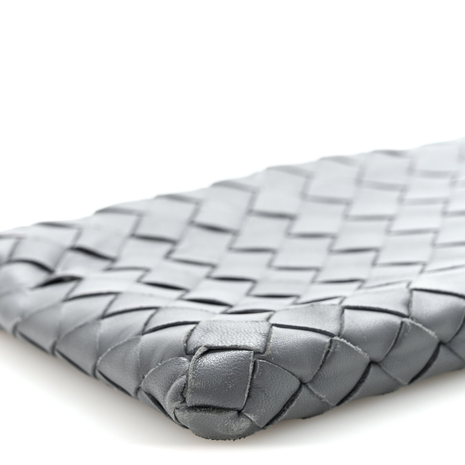 Bottega Veneta Nappa Intrecciato Small Zip Pouch Thunder 1856556