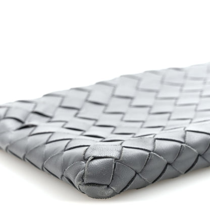 Bottega Veneta Nappa Intrecciato Small Zip Pouch Thunder 9 of 11