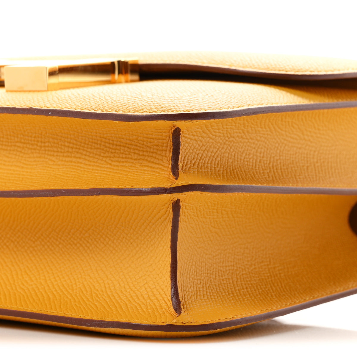 Hermes Epsom Constance 24 Jaune Ambre 10 of 11