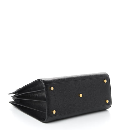 Saint Laurent Grained Calfskin Small Sac De Jour Black 4 of 9