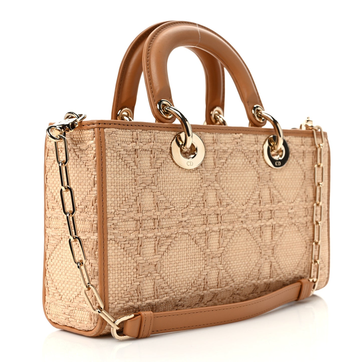 Raffia Macro Cannage Lady D-Joy Natural