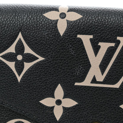 Louis Vuitton Empreinte Monogram Giant Felicie Pochette Black Beige 11 of 11