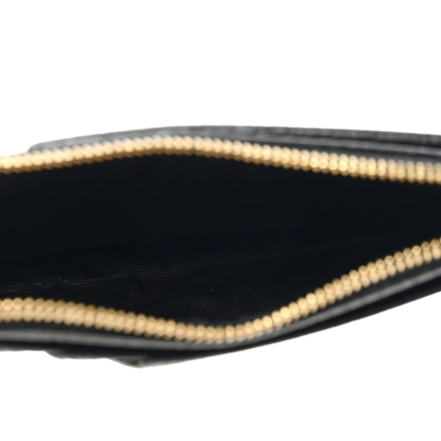 Dollar Calfskin GG Marmont Coin Case Card Holder Black