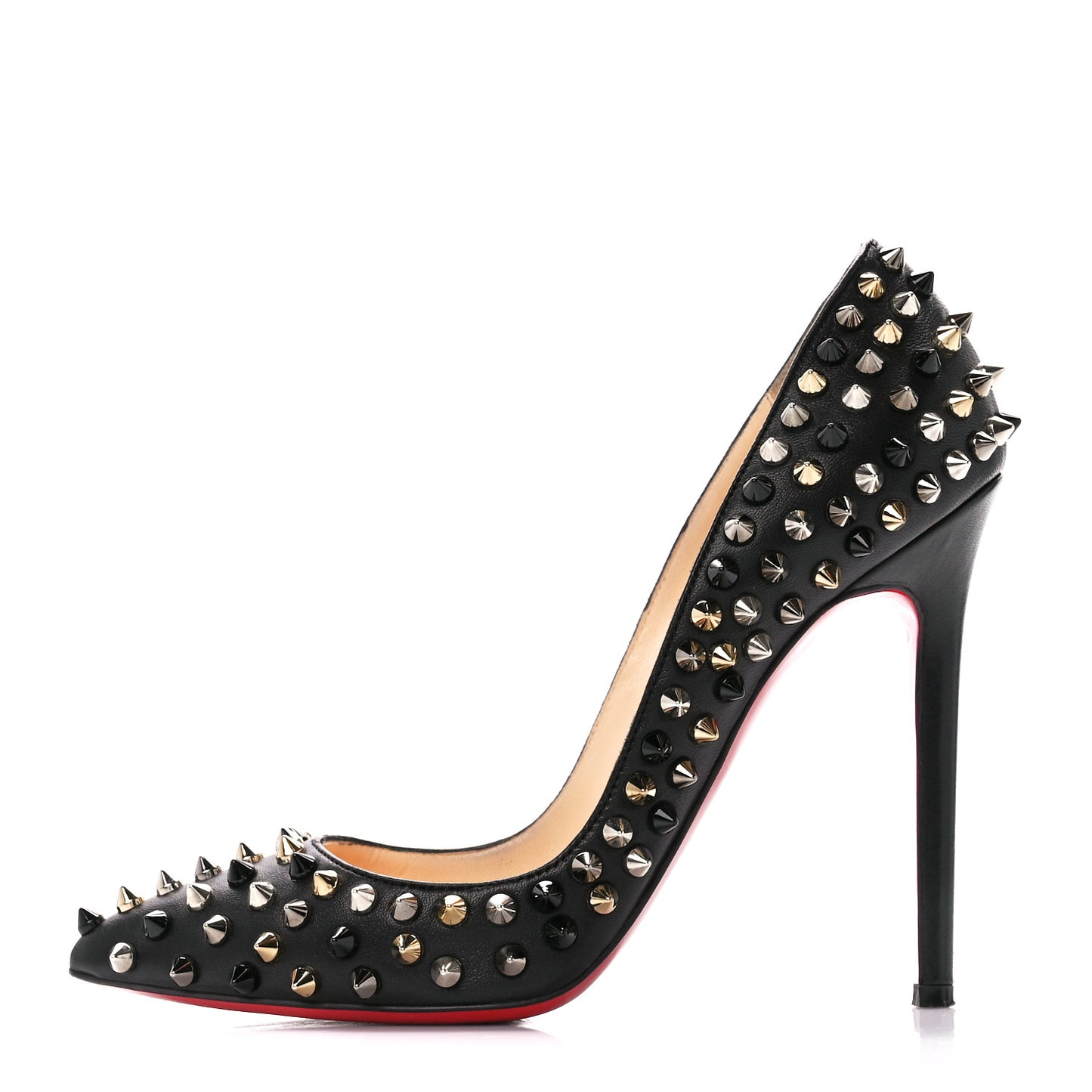 Nappa Pigalle Spikes 120 Pumps 35.5 Black
