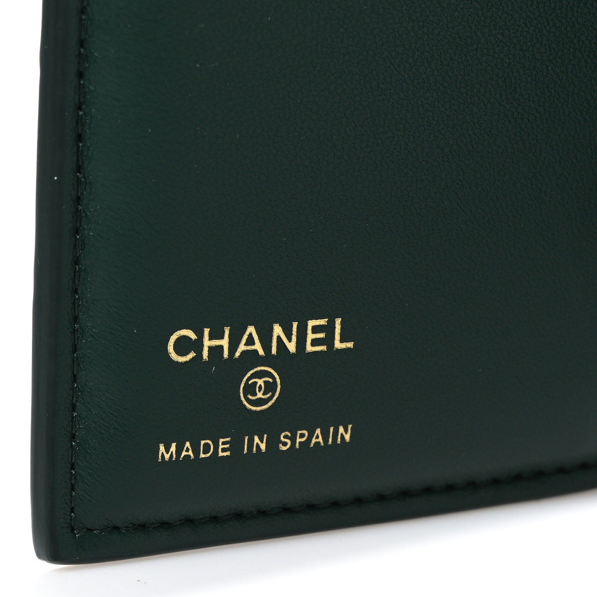 Calfskin Crocodile Embossed Crococo Passport Holder Emerald