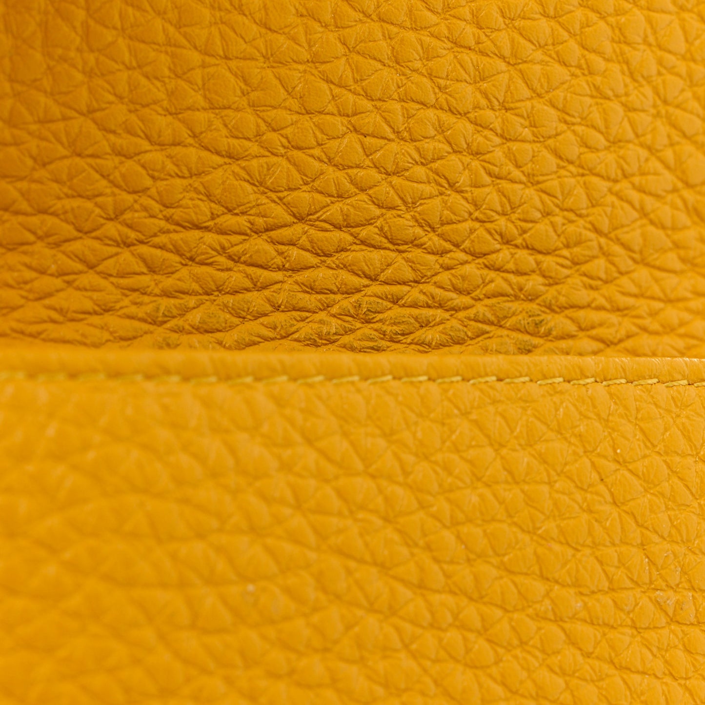 Cuoio Romano Monochrome Tri-Fold Wallet Sunflower