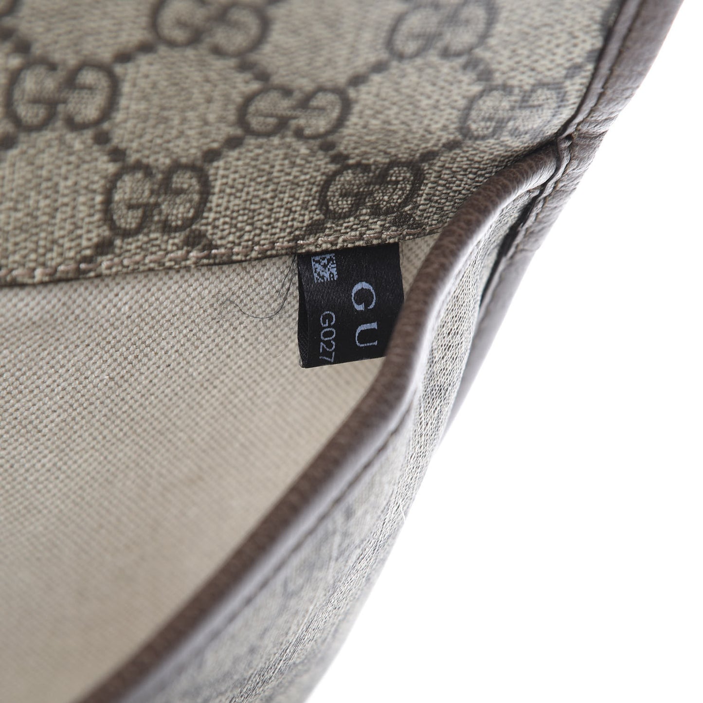 GG Supreme Monogram Neo Vintage Web Belt Bag Brown