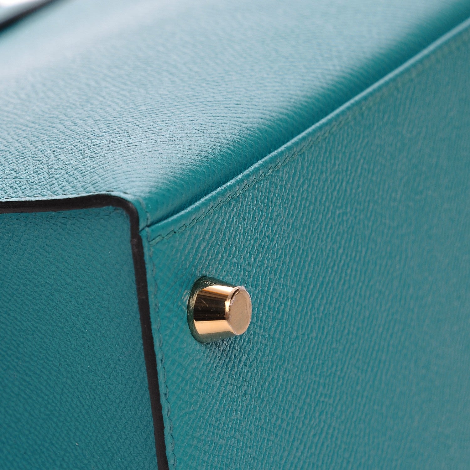 Hermes Epsom Kelly Sellier 28 Bleu Paon 8 of 28