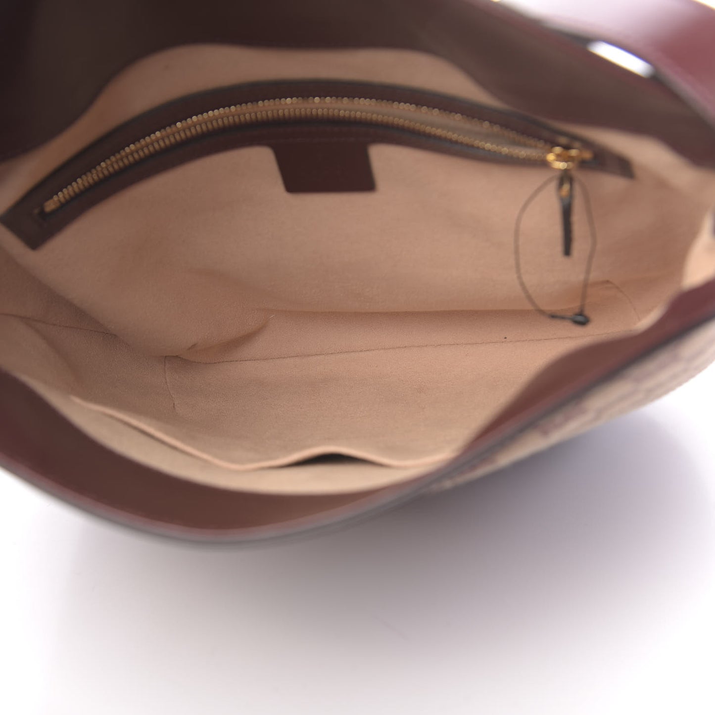 GG Monogram Calfskin Medium Arli Shoulder Bag Sahara Rubino Chardonnay