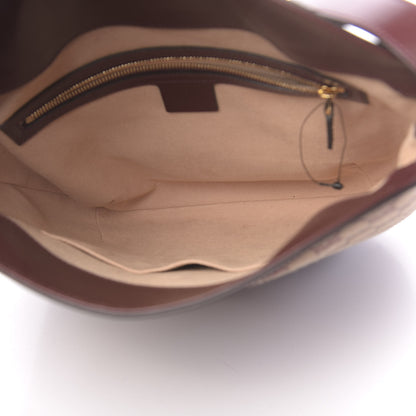 Gucci GG Monogram Calfskin Medium Arli Shoulder Bag Sahara Rubino Chardonnay 5 of 10