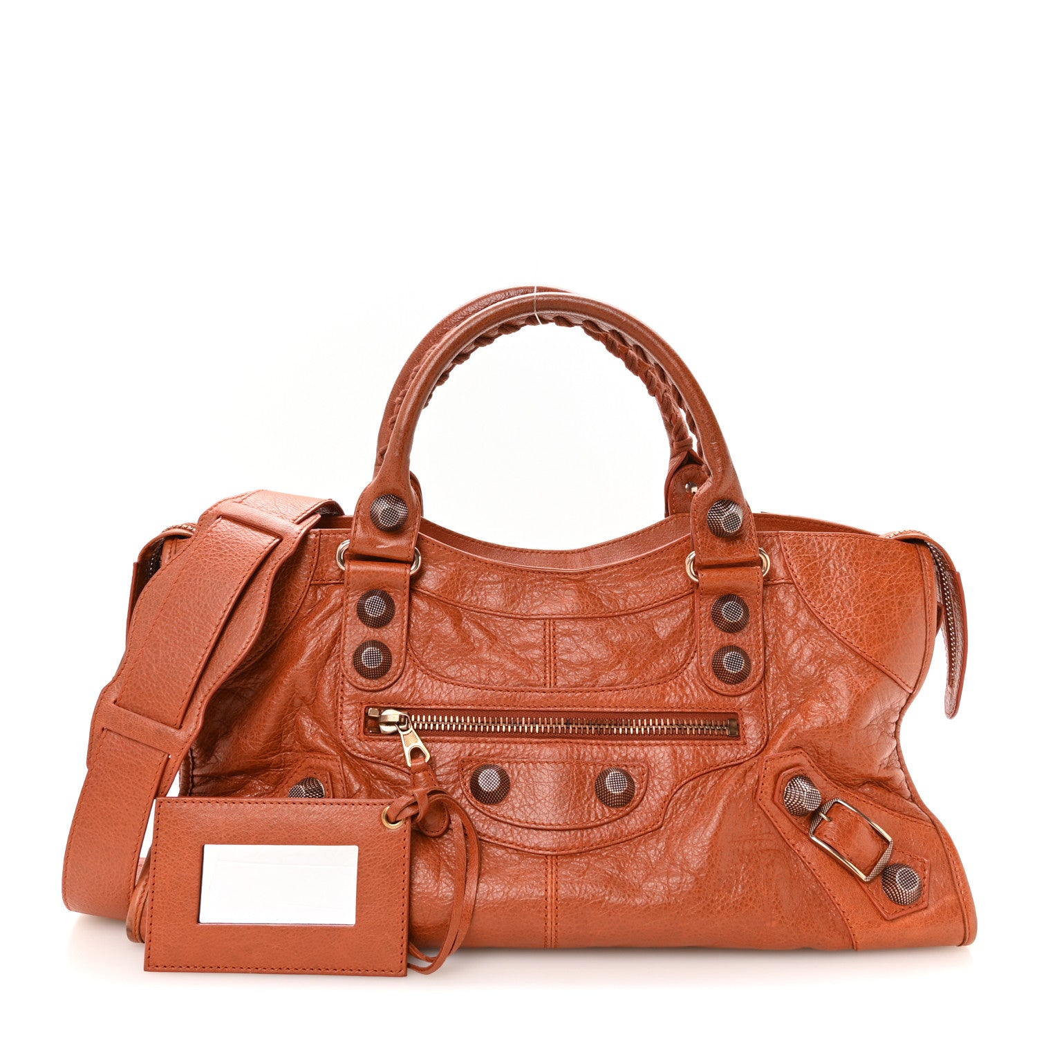 Balenciaga Agneau Giant 21 Rose Gold Hardware Part Time Orange Brulee 3 of 12