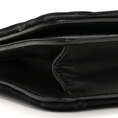 Gucci Velvet Matelasse GG Marmont Mini Bag Black 8 of 12