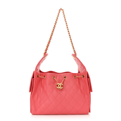 Chanel Caviar Quilted Small Chanel 25 Handbag Coral 1 of 9