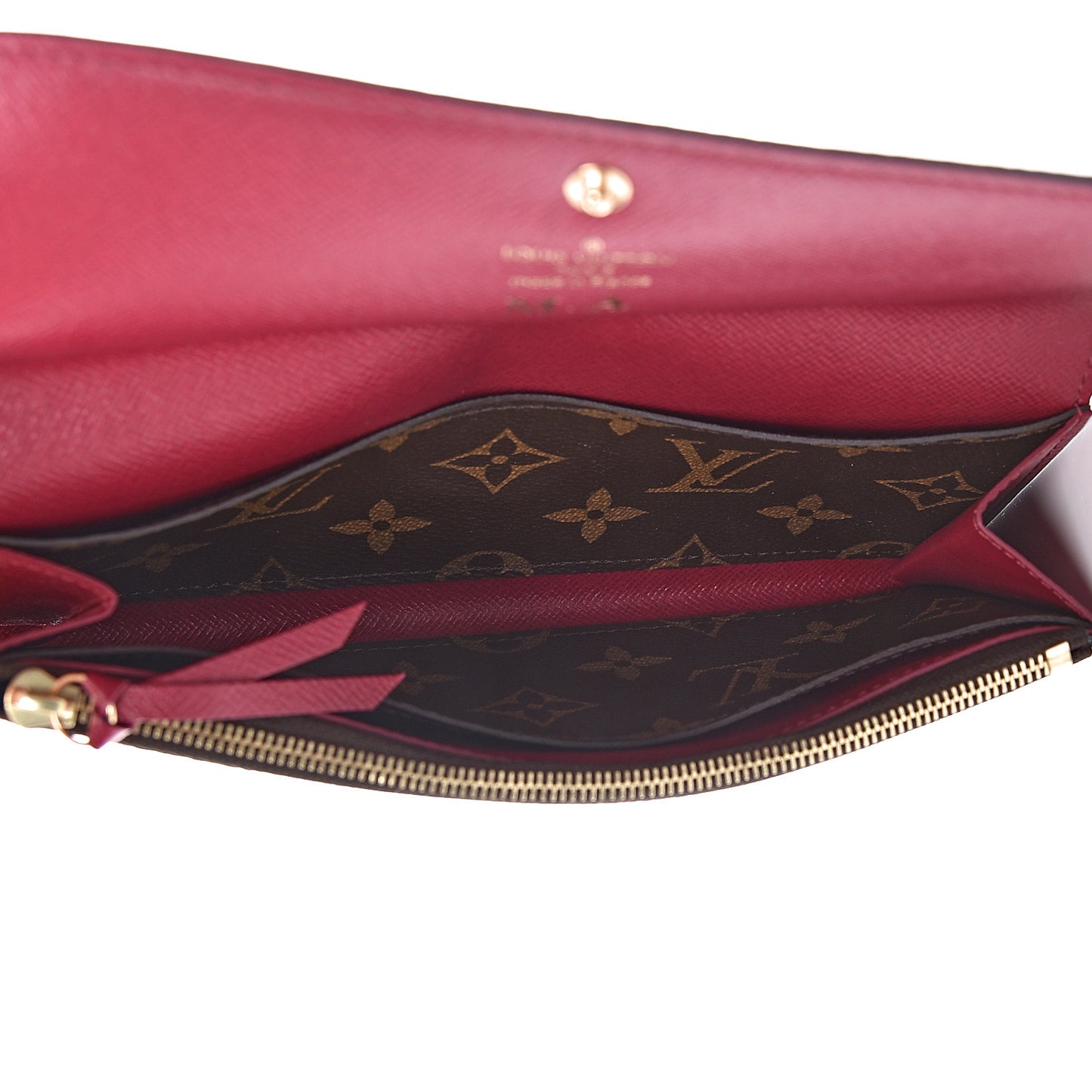 Monogram Emilie Wallet Fuchsia