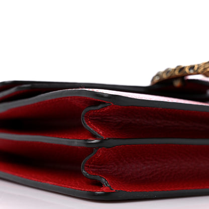 Gucci Dollar Calfskin Swarovski Crystal Small Dionysus Shoulder Bag Hibiscus Red 9 of 14