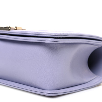 Chanel Caviar Quilted Medium Boy Flap Light Purple 10 of 12