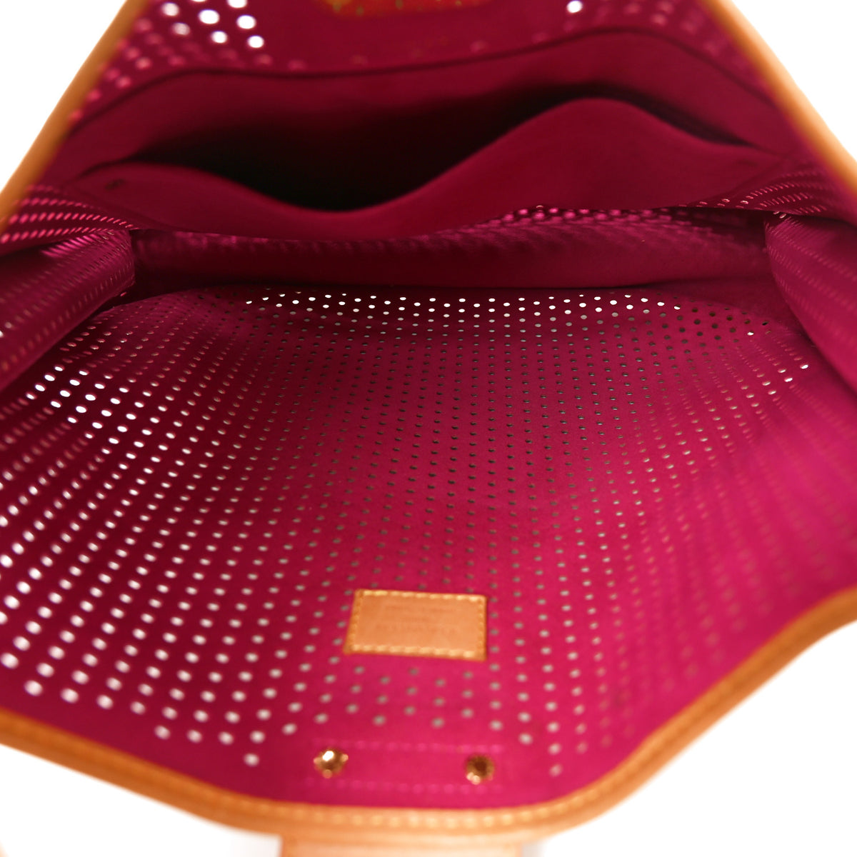Louis Vuitton Monogram Perforated Musette Fuchsia 5 of 9